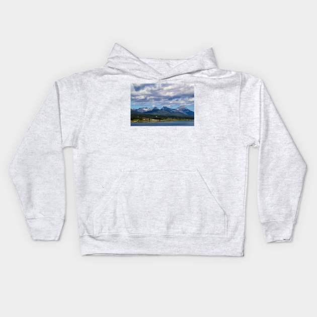 Norwegian Fjords Kids Hoodie by Memories4you